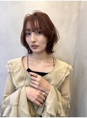 顔まわりレイヤー外ハネ韓国風ヘア髪質改善浦和ボブ