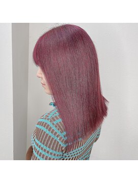 ヘアーデザインルアナ(Hair design Luana.) 【ブリーチ毛だから出せる色】ヴァイオレットピンク