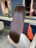 《乾かすだけでまとまる圧倒的艶髪》カット+カラー+髪質改善(クセを穏やかに)