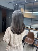 シンプルなのに洗練された透明感カラー／髪質改善トリートメント