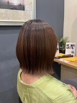 アルター(aL ter)&nbsp;切りっぱなしボブ×縮毛矯正/長野歌穂