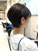 大人の耳かけショートスタイル☆