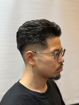 ヘアモード キクチ 銀座店 オールバックパーマ<理容室>