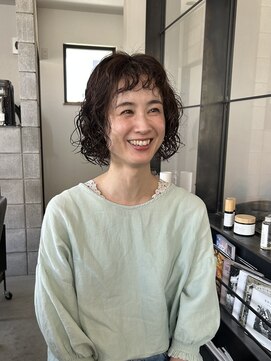 カフネ(cafune) クセ毛風カーリーボブ