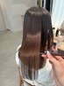 【林指名】美髪ストレート＋カット  ￥22176～