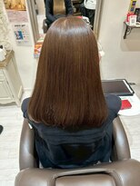 コルテ 倉敷西阿知店(CoRte.)&nbsp;王道美髪ストレート/うる艶髪/ミルクティーベージュ/モテ髪/小顔