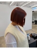 ビーヒアナウ N゜03 金沢駅西店(BE HERE NOW)&nbsp;ボブ×ブラッドオレンジ