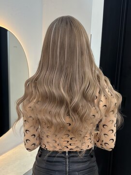 ラピス 福岡天神店(Lapis) やまでぃーハイトーンブリーチ&ダブルカラーエクステ髪質改善