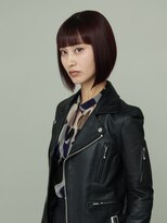 ピークアブー 原宿ハラカド(PEEK-A-BOO) くせ毛多毛ボブショート前下がりモードワイドバングかっこいい