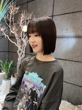 ゼスト フィーノ(ZEST fino) 【中野花純】酸性ストレート×ボブカット