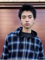 ヒュージ 三軒茶屋(huge)&nbsp;スパイキーショート/ニュアンスパーマ/メンズカット/メンズ