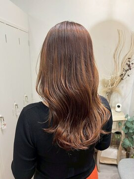 ロッカ(ROCCA) ウォームブラウンウェーブ暗めカラー