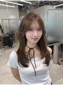 ミディアムレイヤー/大阪/梅田/茶屋町/マンツーマン/韓国/艶髪