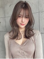 アンドレイ 表参道(andrey)&nbsp;着物ヘア/ダークアッシュ/ミディアムレイヤーカット/表参道