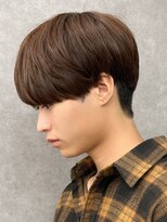エルマーク 梅田(L-MARK)&nbsp;マッシュ/ヘアカラー/ナチュラルカラー/ツーブロック/メンズ