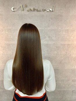 ナチュラル 東根店(Natural)の写真/縮毛矯正に満足出来なかった人達にこそ来てほしい！自然なストレートで扱いやすく、まとまる髪に♪