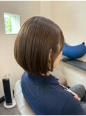 着物ヘア/大人ガーリー/ダークアッシュ/似合わせカット/芦屋駅