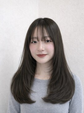 ソア 並木坂(Soa) レイヤーカット/透明感カラー/オリーブ/熊本/上通り/並木坂/sae