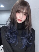 サロンドアイ(salon de i)&nbsp;デザインカラーレイヤー × ネイビーブルー
