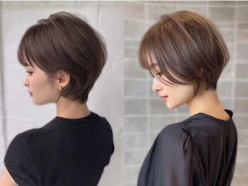 イマトリ 大森店の写真/大人女性に似合うショートカットをご提案。[大森/髪質改善/ショートボブ/白髪染め/白髪ぼかしハイライト]