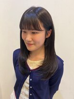 セピアージュ ドゥー(hair beauty clinic salon Sepiage deux)&nbsp;結べるレイヤー×結んでkawaiiフルバング×ちゅる毛矯正