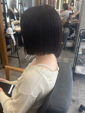 コク 千葉駅西口(COQU) タッセルボブ/ぱつっとボブ/千葉【積田佳奈】