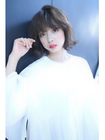 ブーケ(BOUQUET)&nbsp;大人かわいい・無造作・カール・ジグザグバング・ボブ・小顔