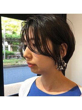 ミジョレ(MIJYORE) ダークグレー×ショートボブ