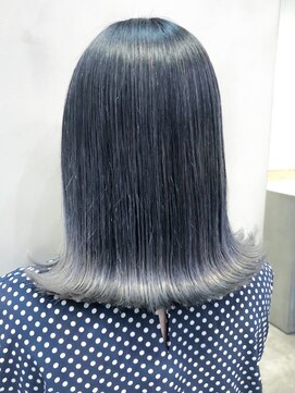 アルバム 銀座(ALBUM GINZA) グレーハイライトグラデーション_ボブルフ_ba310754