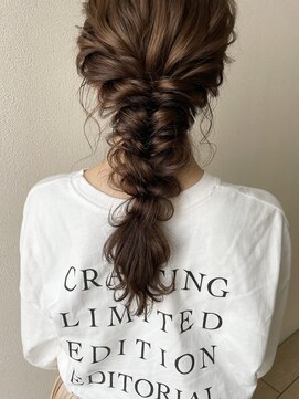 オウルヘアー(Owl hair) 編みおろしアレンジ/ロング