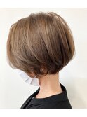 マロンベージュ ニュアンスマッシュ チラ見せカラー