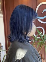 ヨハ ヘア パートナー(YOHA hair PARTNER)&nbsp;◎ネイビーブルー　@shoki_yoha