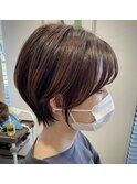 アッシュ×ショートヘア
