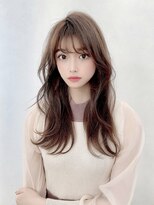 ジュネス 銀座(JYUNESU)&nbsp;ヘルシーロングレイヤースタイルシースルーバングペールベージュ