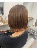 切りっぱなしボブ