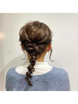 ビラデルソルルート(√r-t) 編みおろしヘアセット☆