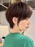 【脱白髪染めエイジング】カット+フルカラー+髪質改善トリートメント¥8800