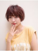 【ショートパーマ/阿部達哉】マッシュ/まるみショート/ハンサム