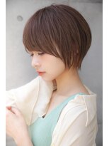 イチイ 巣鴨店(ichii)&nbsp;大人可愛い小顔ショートボブ白髪ぼかしハイライト20代30代40代