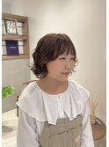 巻くの苦手な方にこそおすすめしたいボブパーマ