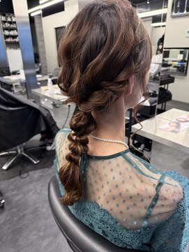 スノウ(SKNOW) 大きめウェーブの編み下ろし