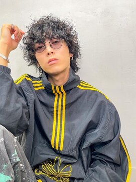 キャンバス バイ ネオリーブ 横浜西口(Canvas by neo.) 横浜★メンズウルフのプードルパーマ