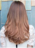 TRE南流山　エンドカラー☆ゆる巻きレイヤーフェミニンロングh