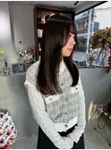艶髪ストレート『dark ash color』