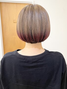 モリオ フロム ロンドン 成増店 【morio成増/米村】マッシュ裾カラー