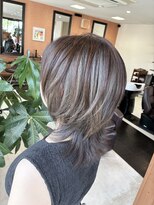 ヘアーサロン デペント(HAIR SALON Depend)&nbsp;ソフトウルフ　インナーカラー　グレージュ