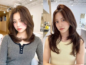 ディーン 岡崎店(DEAN)の写真/<岡崎>伸ばしかけの方も、骨格に合わせた【DEAN】のカットで長さを変えずに印象チェンジ☆