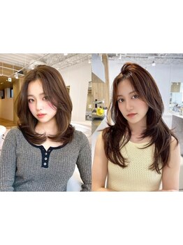 <岡崎>伸ばしかけの方も、骨格に合わせた【DEAN】のカットで長さを変えずに印象チェンジ☆