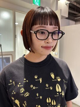 ナヌークカフラ(nanuk kafla) ボブ/ミニボブ/タイトボブ/黒髪ボブ/ストレートボブ/オン眉