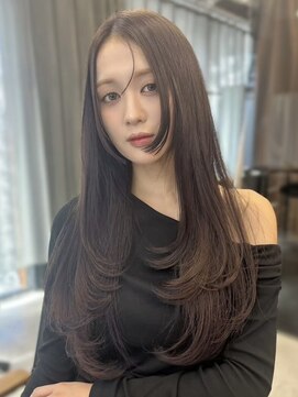 アイシー 表参道(ICY) 韓国くびれヘア　レイヤーカット　【KAYAMA】